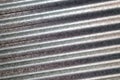 Zinc galvanized corrugated metal texture diagonal