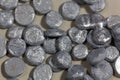 Zinc granulate Royalty Free Stock Photo