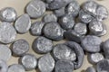 Zinc granulate Royalty Free Stock Photo