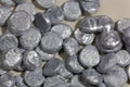 Zinc granulate Royalty Free Stock Photo