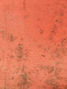 Zinc Metal Texture. Metal Grungy Red Painting.