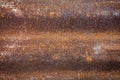 Zinc rust striped pattern as background Royalty Free Stock Photo