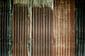 Zinc wall Royalty Free Stock Photo