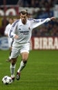 Zinedine Zidane in action during the match