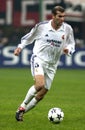 Zinedine Zidane in action during the match Royalty Free Stock Photo