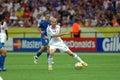 Zinedine Zidane ,in action during the match