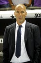 Zinedine Zidane manager of of Real Madrid Royalty Free Stock Photo