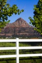 Zion Butte from Apple Valley