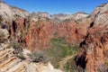 Zion Canyon Overlook Royalty Free Stock Photo