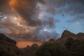 Zion Canyon Sunset Royalty Free Stock Photo