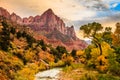 Zion Canyon Sunset Royalty Free Stock Photo