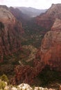 Zion Canyon valley Royalty Free Stock Photo