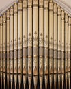 Zion Evangelical Lutheran Church pipe organ Royalty Free Stock Photo