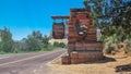 Zion National Park - East Entrance to Zion National Park on Mt. Carmel Road in Utah, United States of America, USA Royalty Free Stock Photo