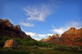 Zion National Park at Sunset, Utah Royalty Free Stock Photo