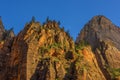 Zion National Park at Sunset, Utah Royalty Free Stock Photo