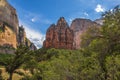 Zion National Park at Sunset, Utah Royalty Free Stock Photo