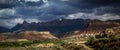 Zion National Park Thunder Storm Royalty Free Stock Photo