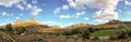Zion national park utah panorama Royalty Free Stock Photo