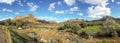 Zion national park utah panorama Royalty Free Stock Photo