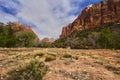 Zion national Park Utah USA Royalty Free Stock Photo