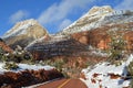 Zion National Park in Winter2: Views of Highway 9 towards Kanab, Uth