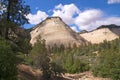 Zion NP Checkerboard Mesa Royalty Free Stock Photo