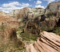 Zion rock formations