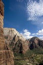 Zion rock formations