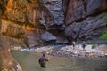 Zion`s Narrows Royalty Free Stock Photo