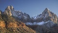 Zion Winter Sunset