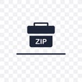 Zip code transparent icon. Zip code symbol design from Delivery