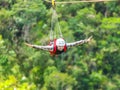 Zip-line Royalty Free Stock Photo