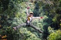 On Zip Line Or Canopy Experience In Laos