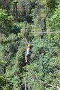 Zip line Royalty Free Stock Photo