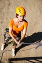 Zip-line gear Royalty Free Stock Photo