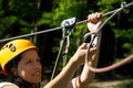 Zip-line gear Royalty Free Stock Photo