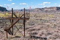 Zip line in the Snake River Canyon Royalty Free Stock Photo