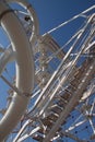 Zip Line Tower in Oklahoma City Royalty Free Stock Photo