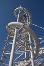 Zip Line Tower in Oklahoma City Royalty Free Stock Photo