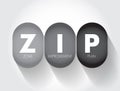 ZIP - Zone Improvement Plan the acronym to indicate that mail travels more quickly when senders mark the postal code on their