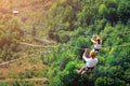 Zipline is an exciting adventure activity