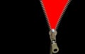 Zipper concept Royalty Free Stock Photo