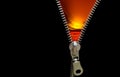 Zipper concept Royalty Free Stock Photo