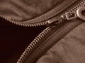 Zipper fragment Royalty Free Stock Photo