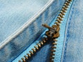 Zipper fragment Royalty Free Stock Photo