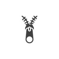 Zipper For Mattress vector icon