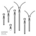 Zipper Royalty Free Stock Photo