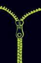 Zipper. Vector drawing Royalty Free Stock Photo