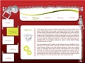 Zippered web template